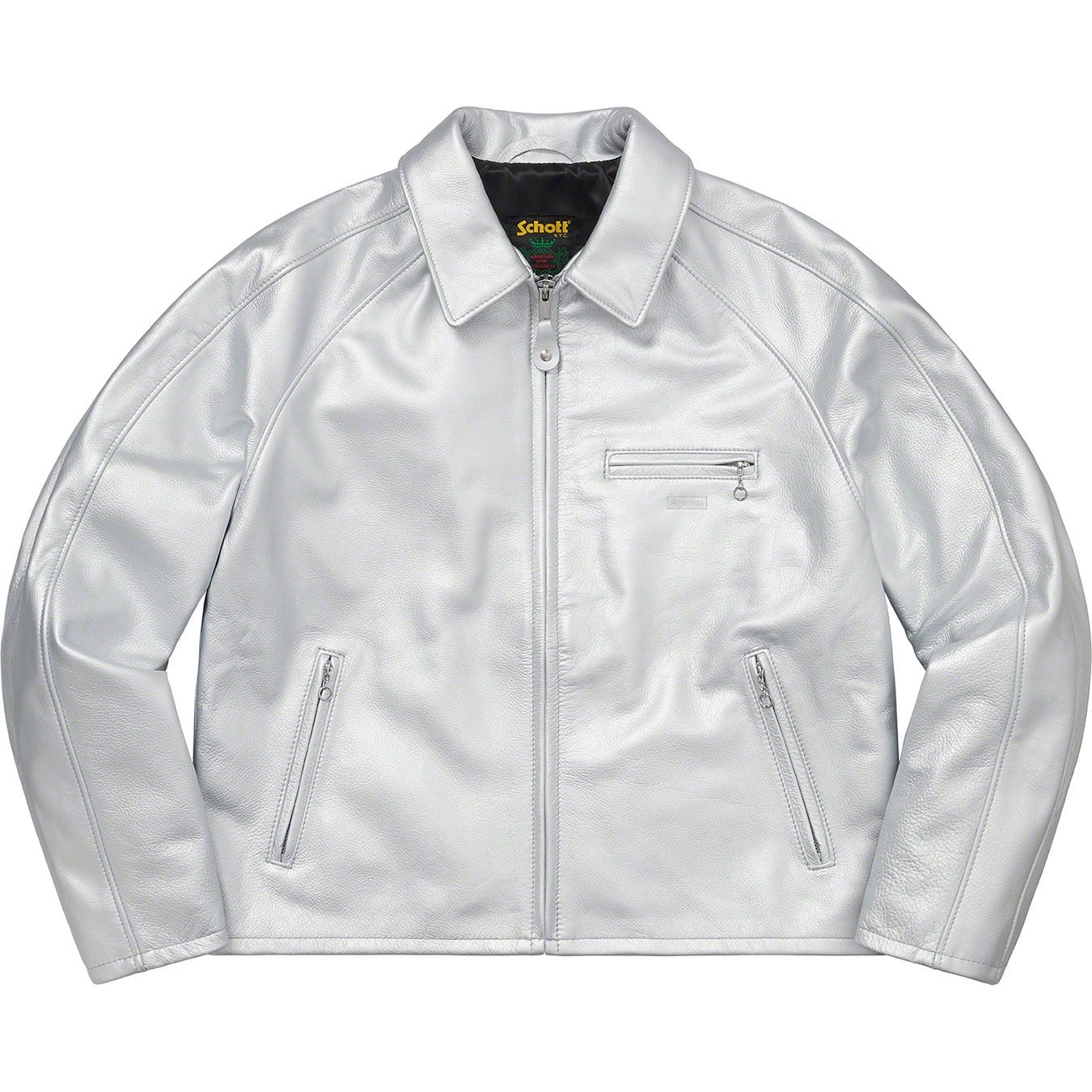 Supreme®/Schott® Leather Racer Jacket view 14